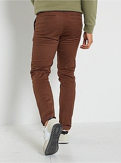 Calças slim conceção ecológica - Kiabi