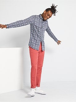 Calças slim conceção ecológica - Kiabi