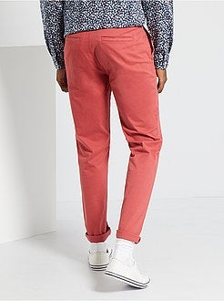 Calças slim conceção ecológica - Kiabi