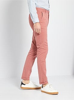 Calças slim conceção ecológica - Kiabi