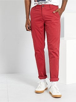 Calças slim conceção ecológica - Kiabi