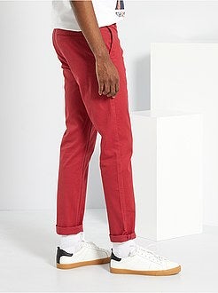 Calças slim conceção ecológica - Kiabi