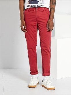 Calças slim conceção ecológica - Kiabi