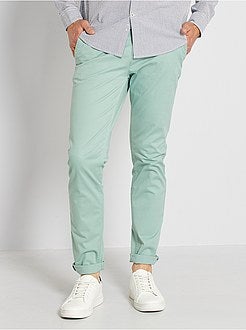 Calças slim conceção ecológica - Kiabi