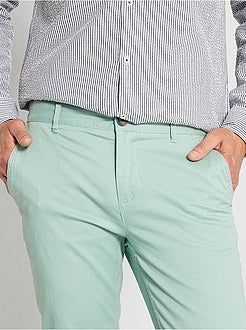 Calças slim conceção ecológica - Kiabi