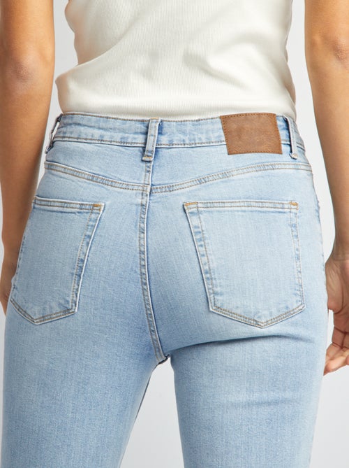 Calças slim de ganga - 30L - Kiabi