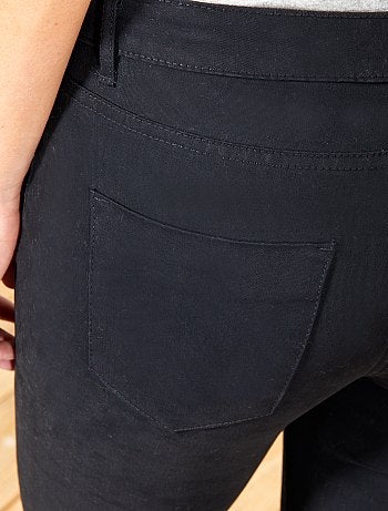 Calças slim elásticas com 5 bolsos - Kiabi