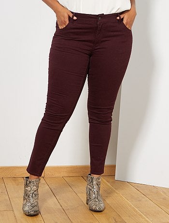 Calças slim elásticas - Kiabi