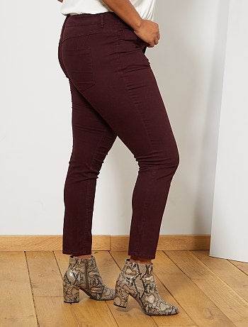 Calças slim elásticas - Kiabi