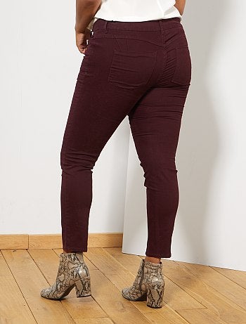 Calças slim elásticas - Kiabi