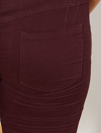 Calças slim elásticas - Kiabi