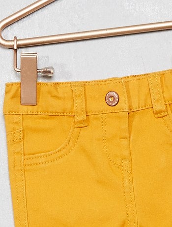 Calças slim em algodão elástico - Kiabi