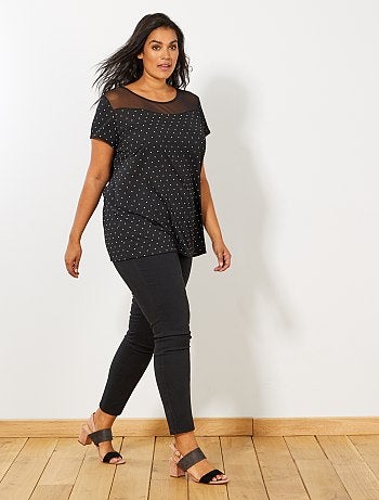 Calças slim em gabardine elástica - Kiabi