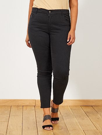 Calças slim em gabardine elástica - Kiabi