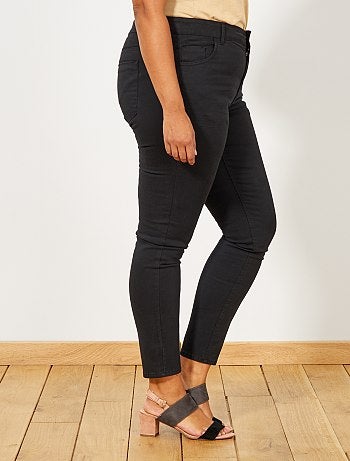 Calças slim em gabardine elástica - Kiabi