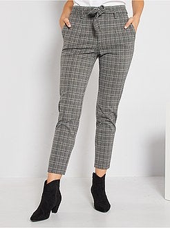 Calças slim em malha milano - Kiabi