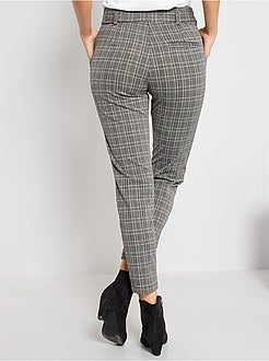 Calças slim em malha milano - Kiabi