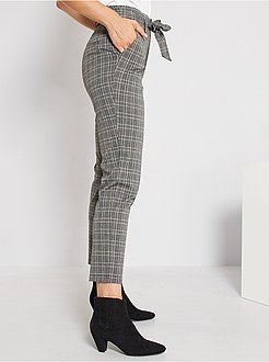 Calças slim em malha milano - Kiabi