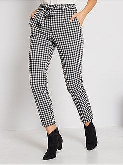 Calças slim em malha milano - Kiabi