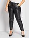     Calças slim em pele sintética vista 2
