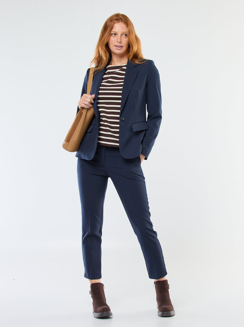 Calças slim fit Azul - Kiabi