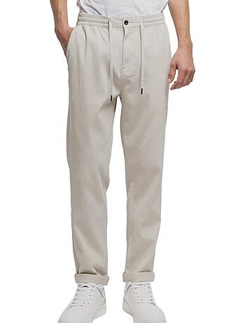 Calças Slim Fit Bege para Homem Teddy Smith Pywan 17