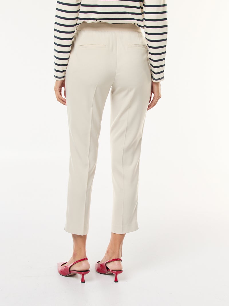 Calças slim fit Cinza - Kiabi