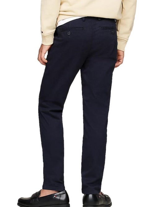 Calças Slim Fit Tommy Hilfiger 1985 para Rapaz Azul-Marinho - Kiabi Calças Slim Fit Tommy Hilfiger 1985 para Rapaz Azul-Marinho - Kiabi