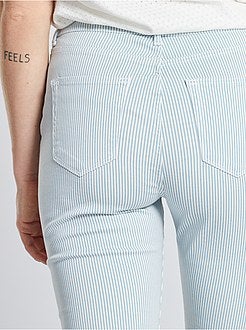 Calças slim multi bolsos - Kiabi