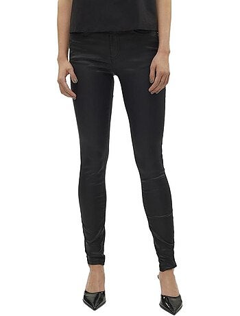 Calças Slim Pretas para Mulher Vero Moda Flash