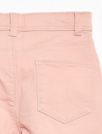 Calças slim/corte justo com 4 bolsos