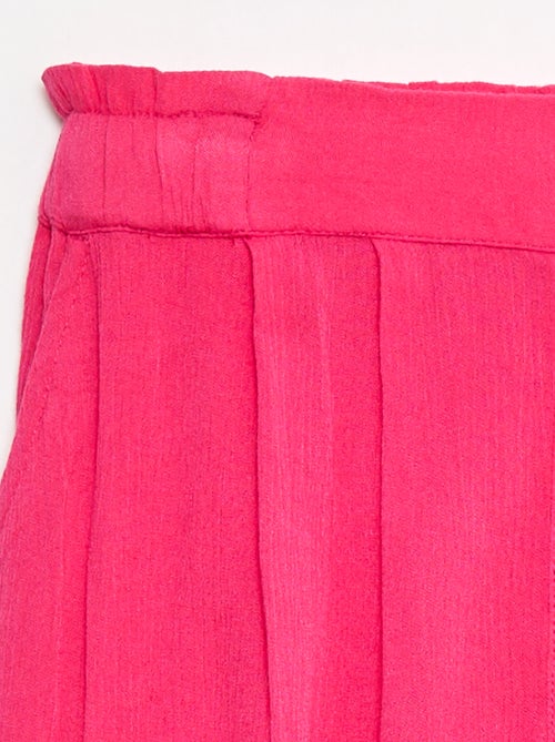 Calças smart leves lisas - Kiabi