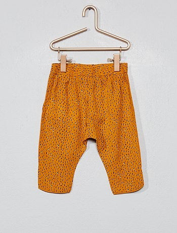 Calças soltinhas estampadas - Kiabi