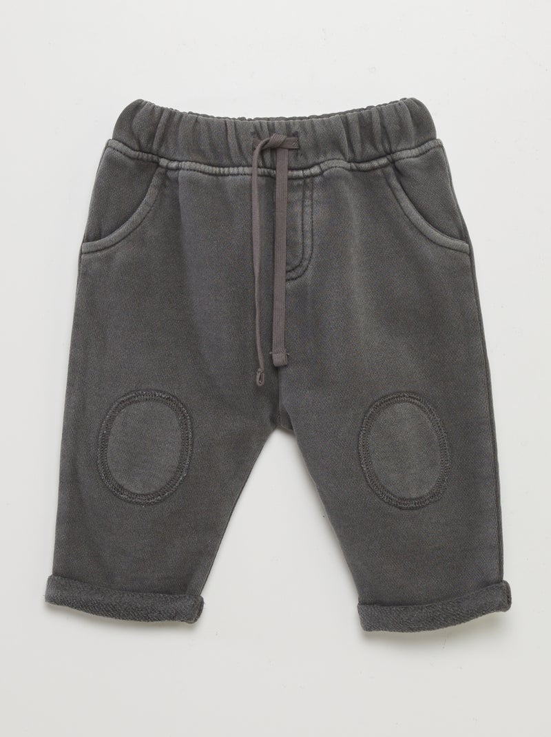 Calças tipo jogger CINZA - Kiabi
