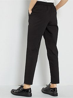 Calças tipo jogger - Kiabi