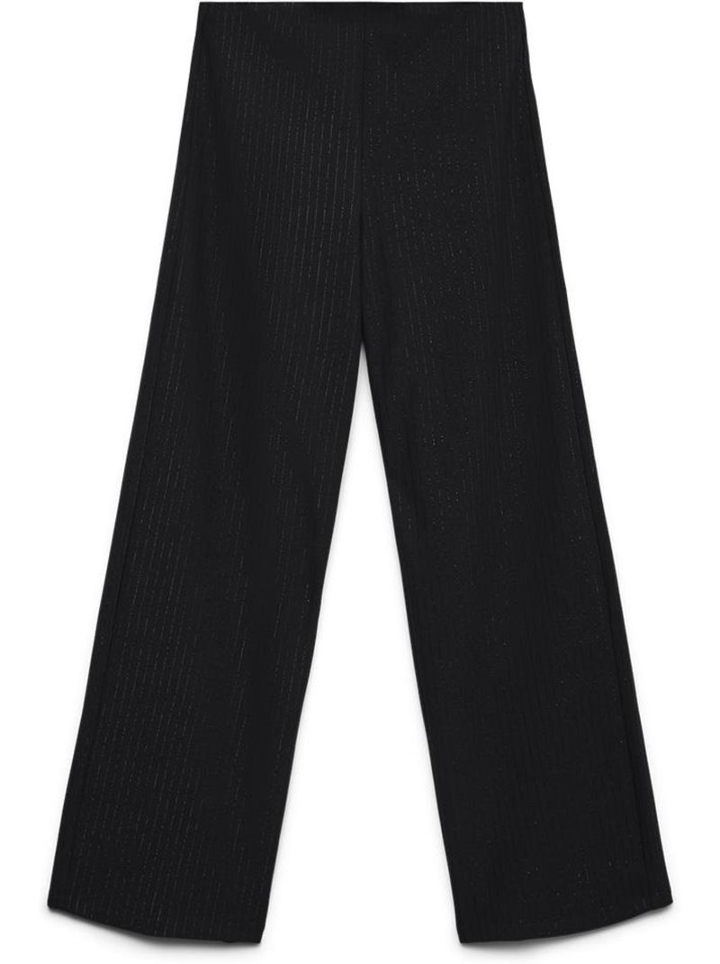 Calças Vero Moda Berlin Fluidas Pretas de Mulher Preto - Kiabi