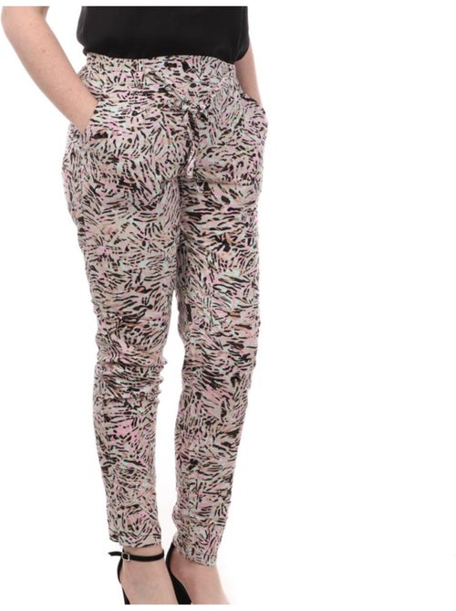 Calças Vero Moda Easy para Mulher Rosa/Turquesa/Beige - Kiabi Calças Vero Moda Easy para Mulher Rosa/Turquesa/Beige - Kiabi