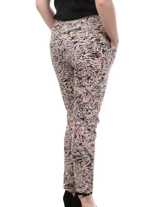 Calças Vero Moda Easy para Mulher Rosa/Turquesa/Beige - Kiabi Calças Vero Moda Easy para Mulher Rosa/Turquesa/Beige - Kiabi