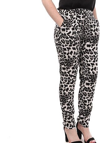 Calças Vero Moda Easy para Mulher Rosa/Turquesa/Beige