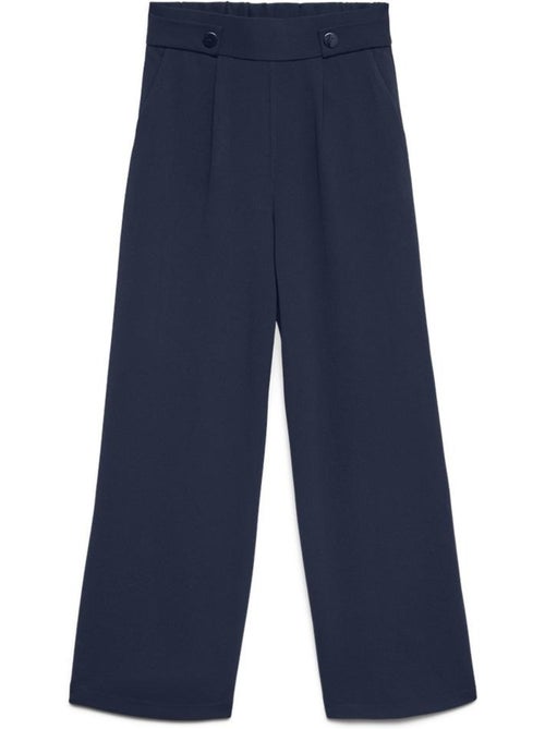 Calças vero moda may com botões para mulher - azul marinho - Kiabi Calças vero moda may com botões para mulher - azul marinho - Kiabi