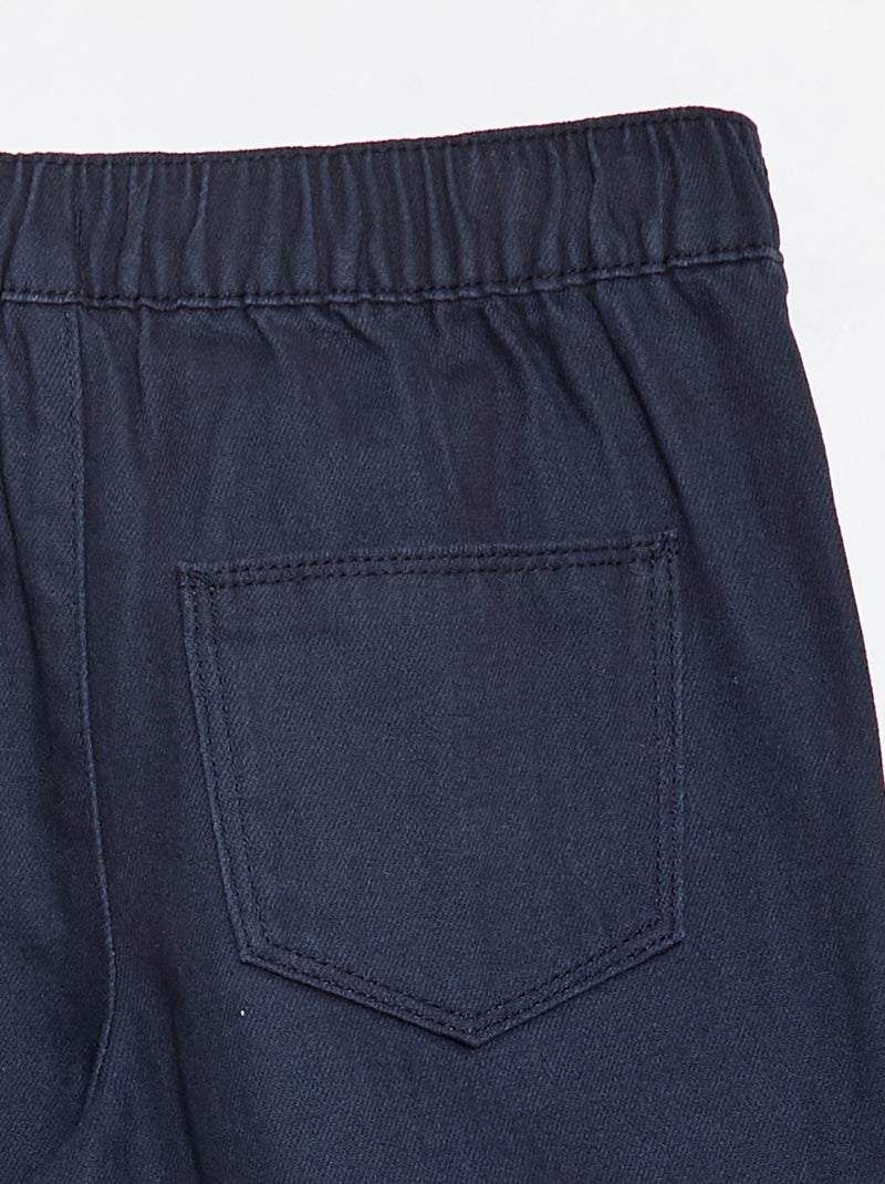 Calças wide leg - Corte + confortável Azul - Kiabi