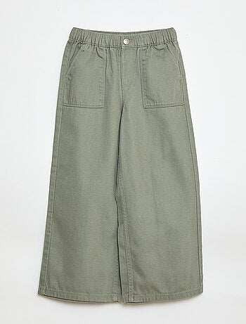 Calças wide leg - Corte + confortável