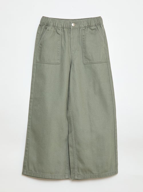 Calças wide leg - Corte + confortável - Kiabi