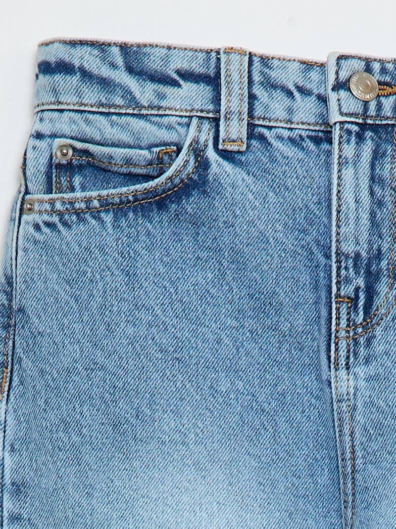 Calças wide leg AZUL - Kiabi
