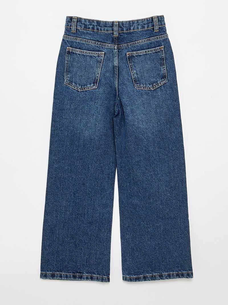 Calças wide leg Azul - Kiabi