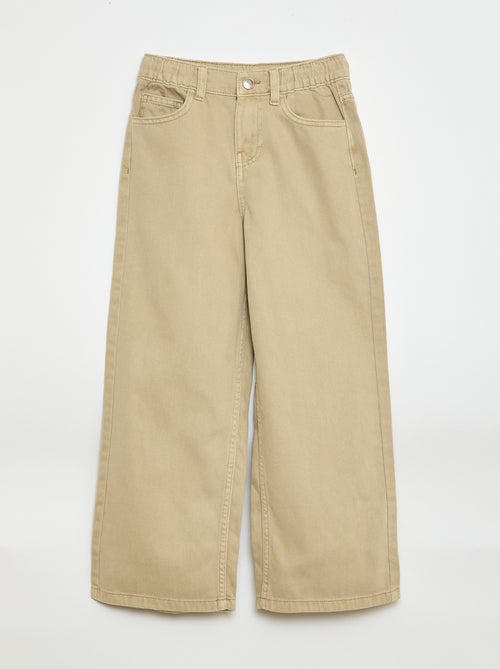 Calças wide-leg - Kiabi