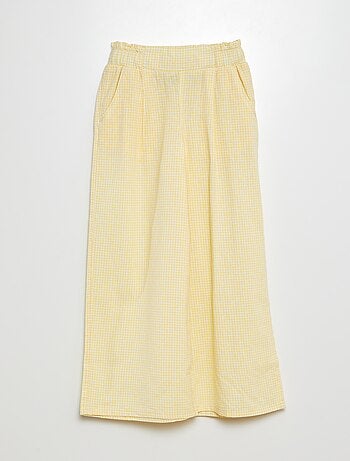 Calças wide-leg