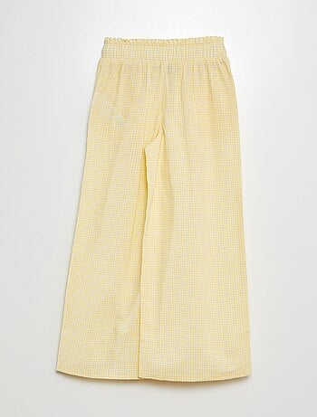 Calças wide-leg