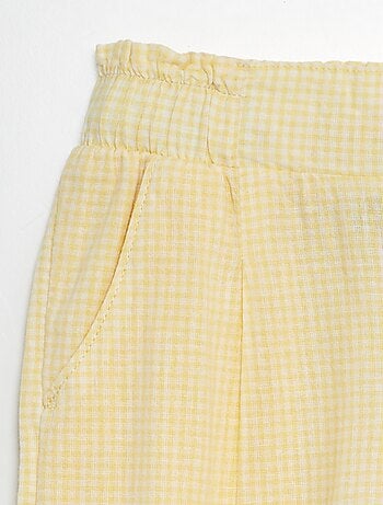 Calças wide-leg