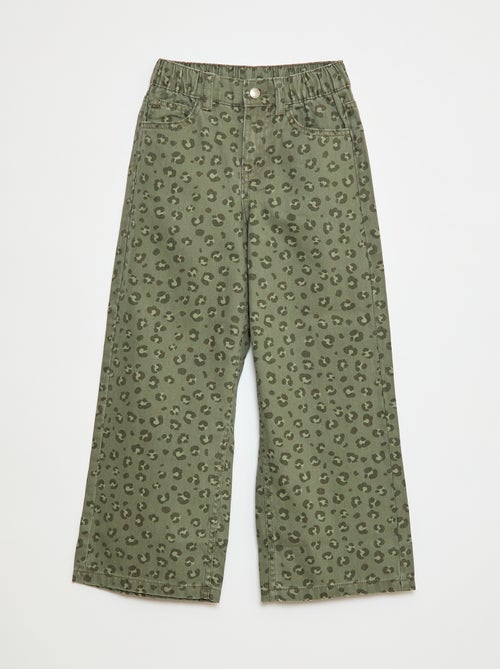 Calças wide-leg - Kiabi